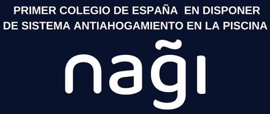 nagi logo sistema antiahogamiento en la piscina colegio valle del miro